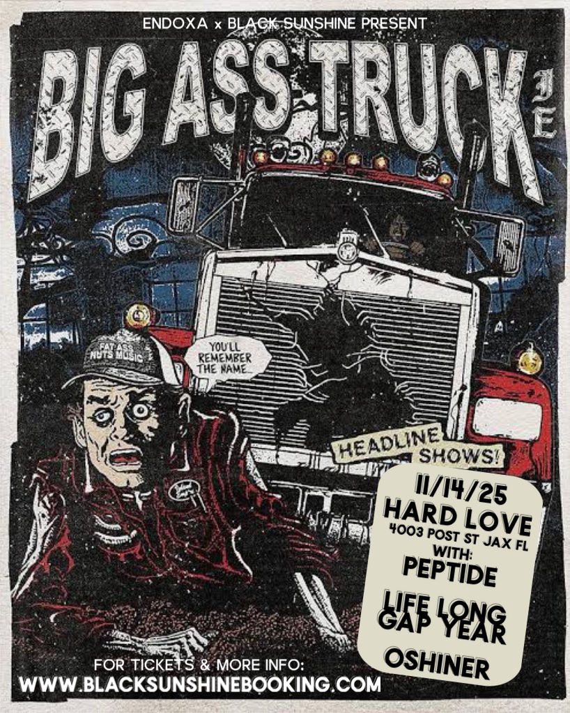 BIG ASS TRUCK IE, PEPTIDE, OSHINER, LIFE LONG GAP YEAR