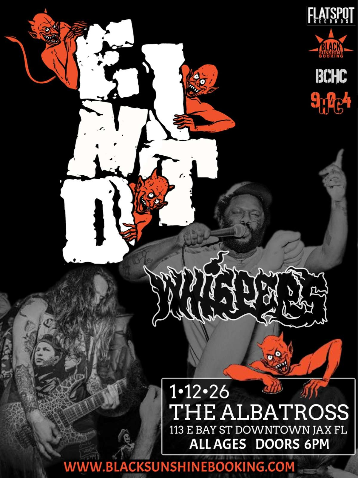 END IT, WHISPERS | Black Sunshine Booking