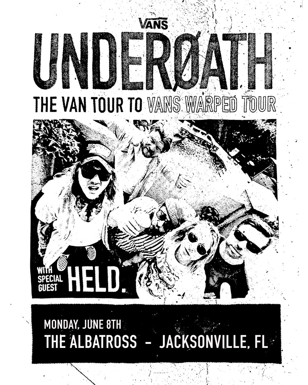 UNDEROATH: THE VAN TOUR TO VANS WARPED TOUR