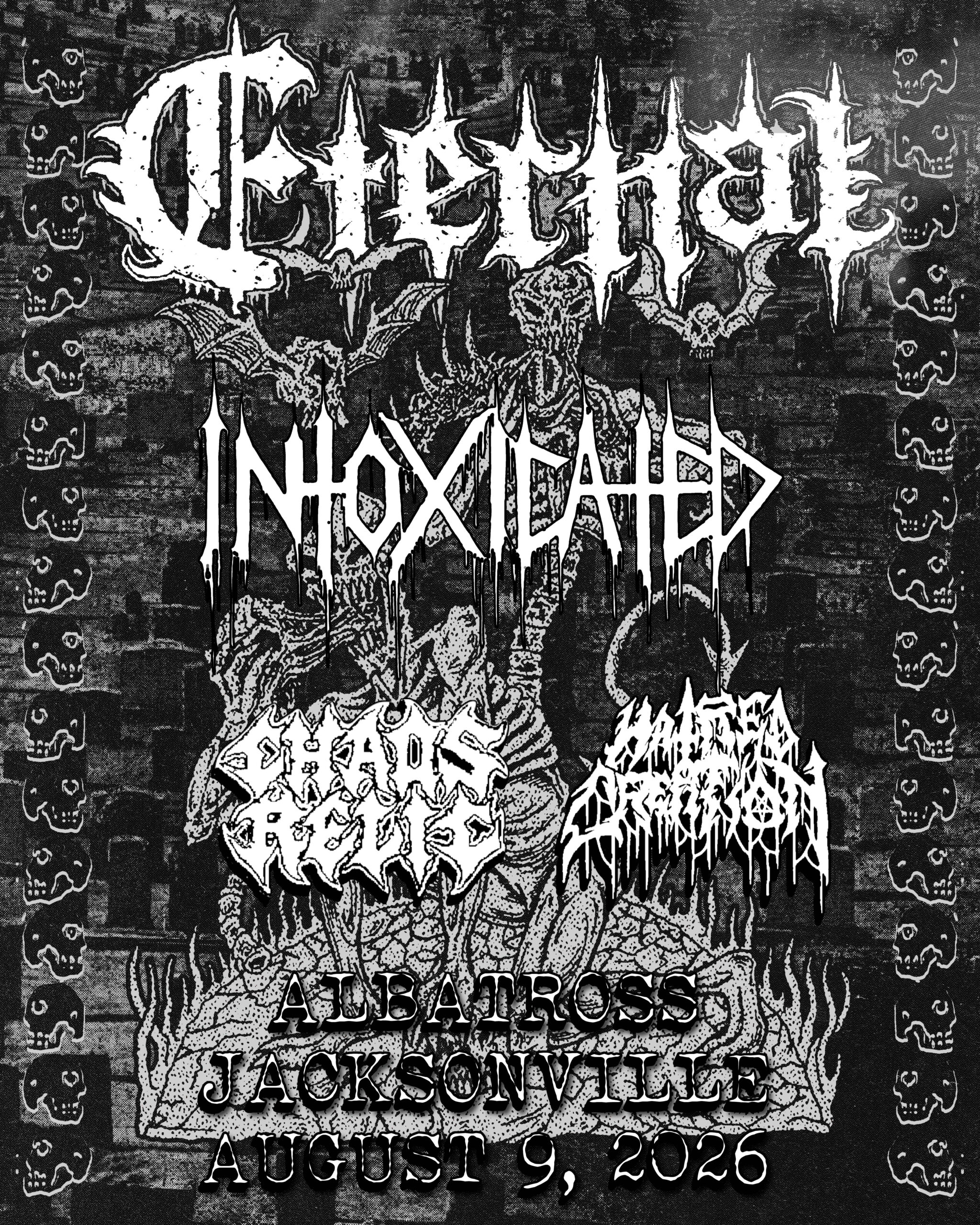 ETERNAL, INTOXICATED, CHAOS RELIC, HATRED CREATION